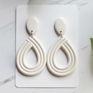 Tiered Teardrop Studs - Handmade Earrings